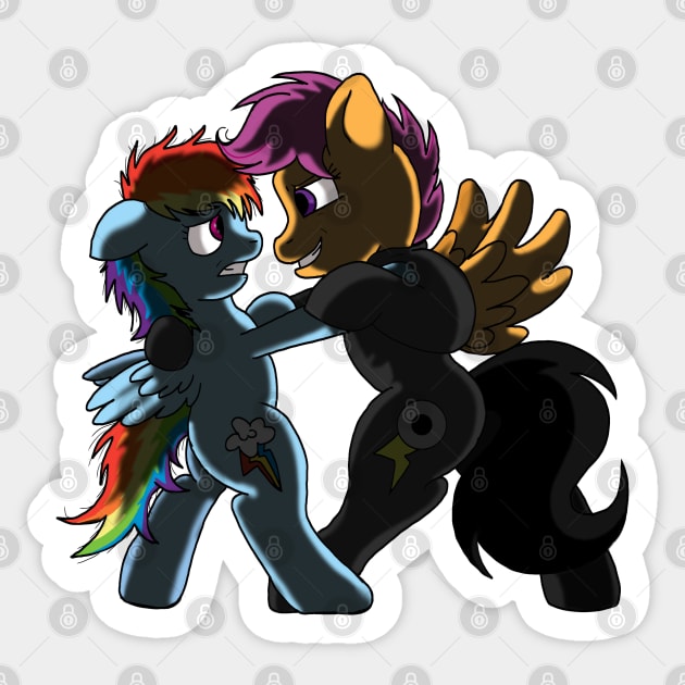 Rainbow Factory - Role Reversal Sticker by Toribit